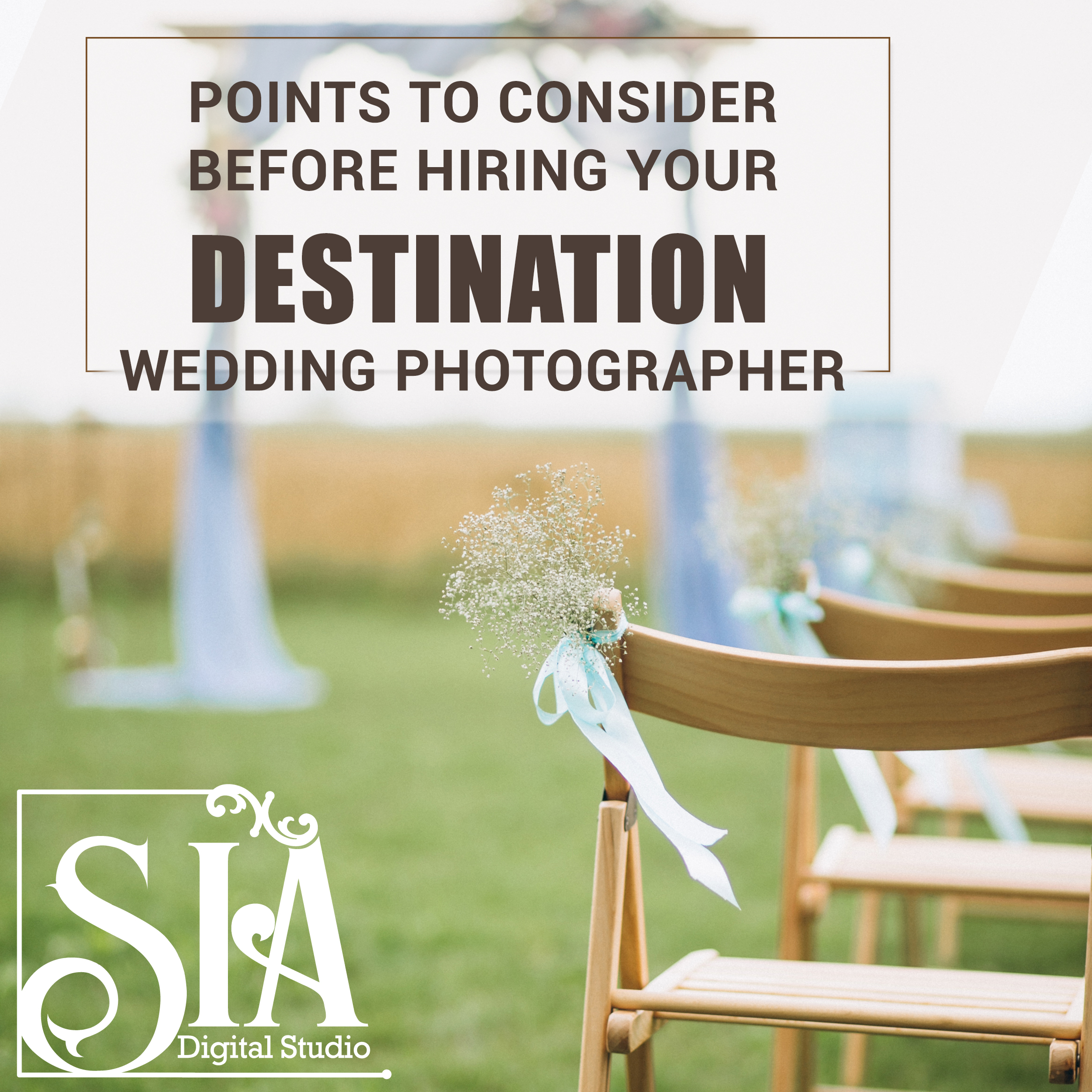 Points To Consider Before Hiring Your Destination Wedding Photographer