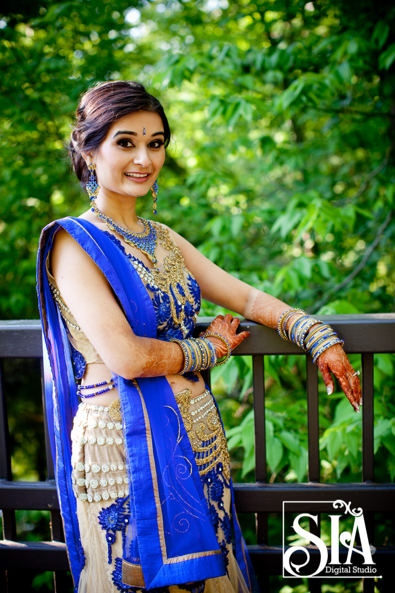 This Wedding Couple Breaking the Monotony with the Color Blue !