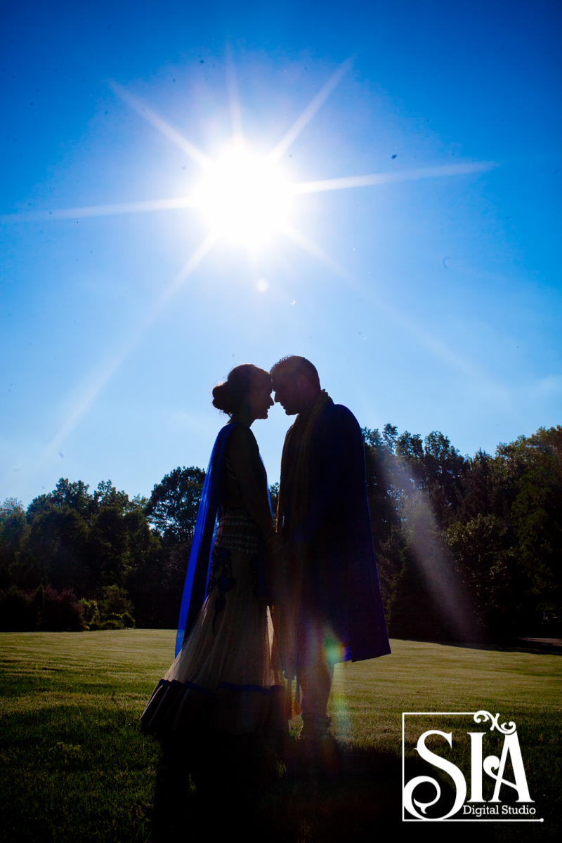 This Wedding Couple Breaking the Monotony with the Color Blue !