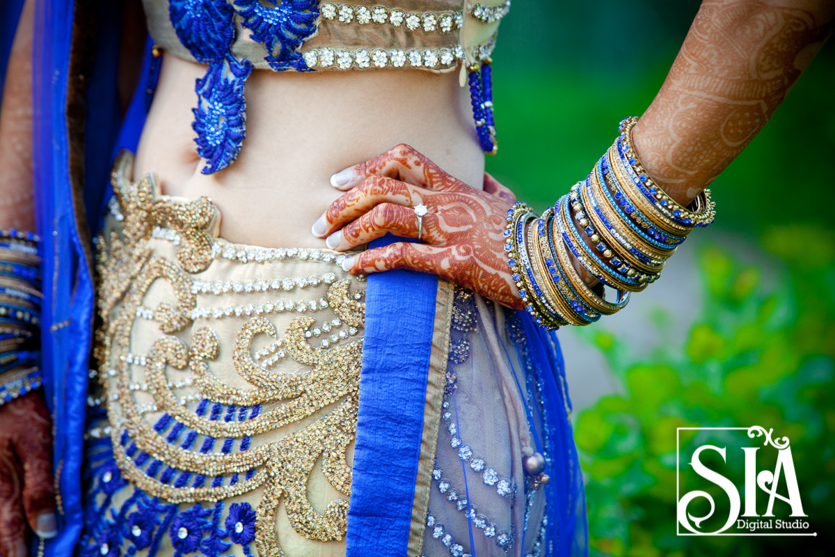 This Wedding Couple Breaking the Monotony with the Color Blue !