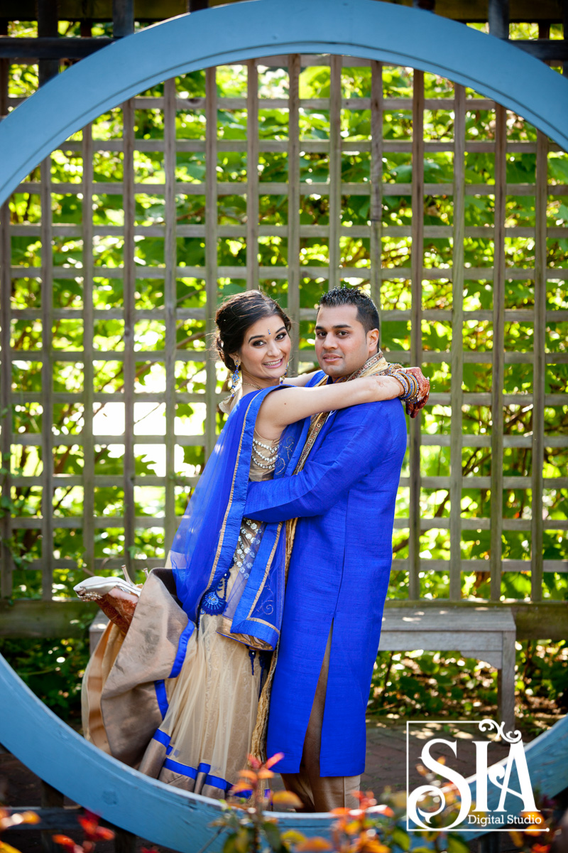 This Wedding Couple Breaking the Monotony with the Color Blue !