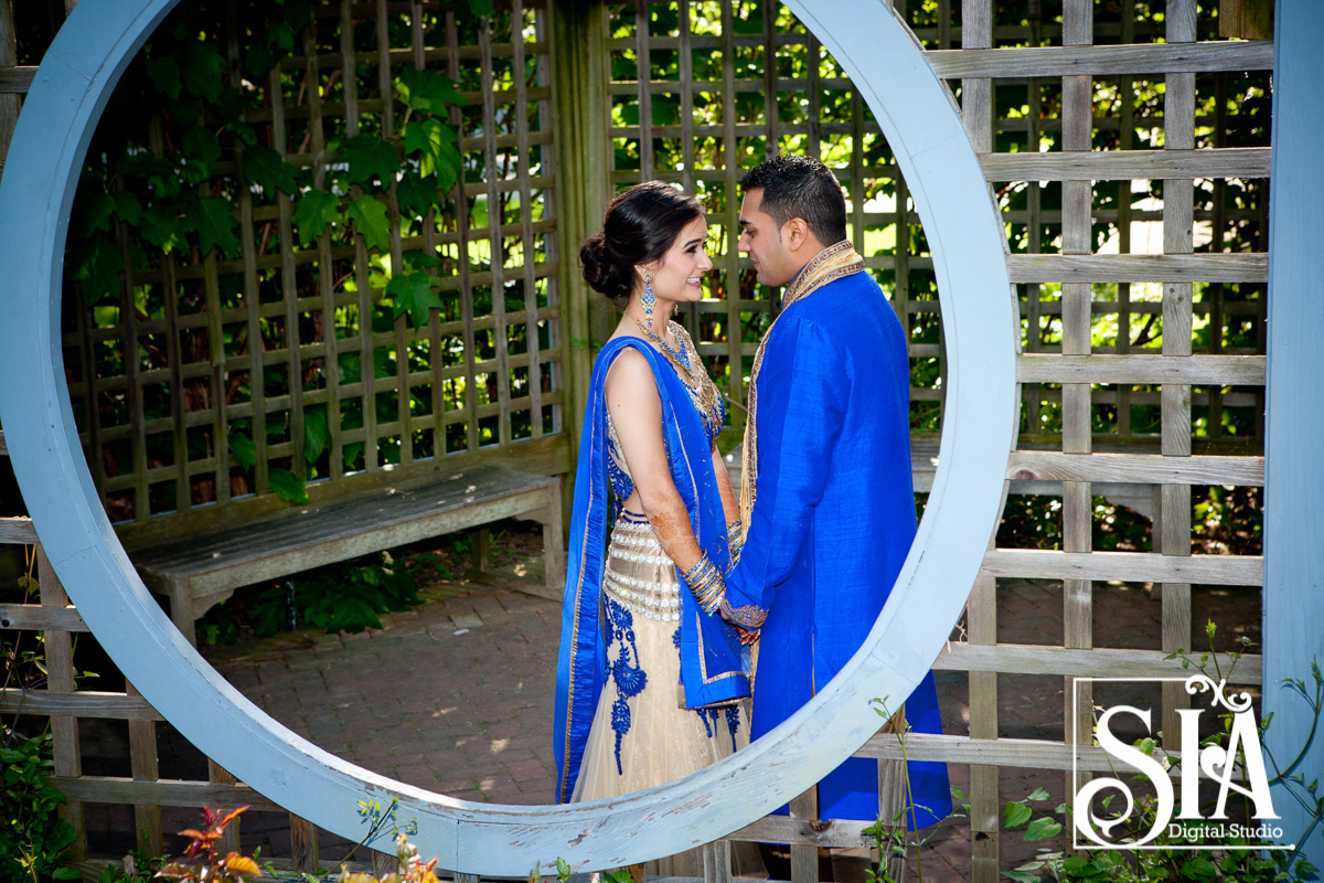 This Wedding Couple Breaking the Monotony with the Color Blue !