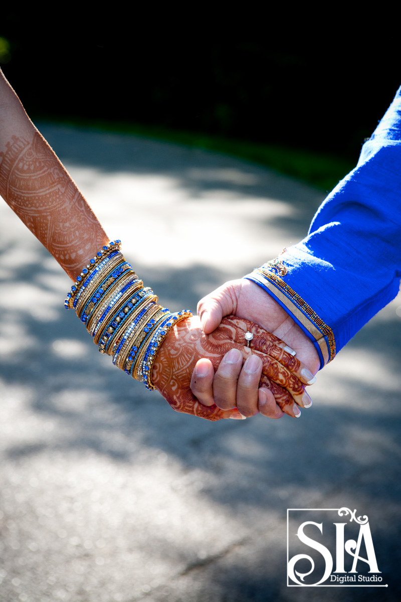 This Wedding Couple Breaking the Monotony with the Color Blue !