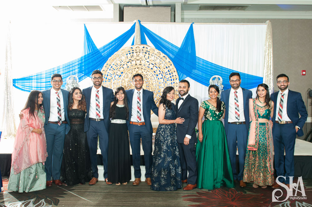 Aarshati & Jay || Elegant Reception Photoshoot at Doubletree Pittsburg