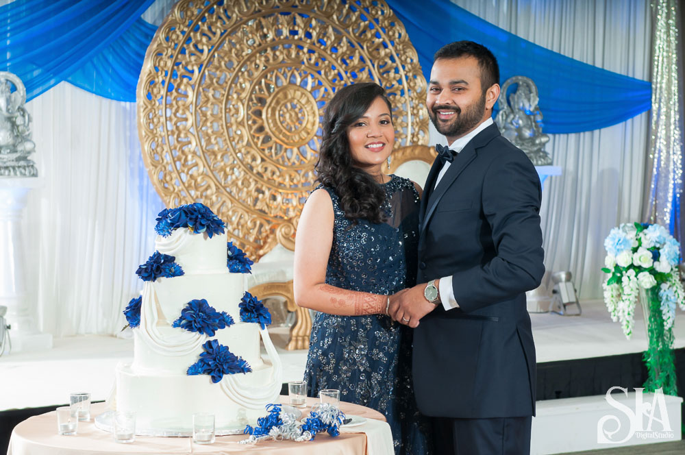 Aarshati & Jay || Elegant Reception Photoshoot at Doubletree Pittsburg