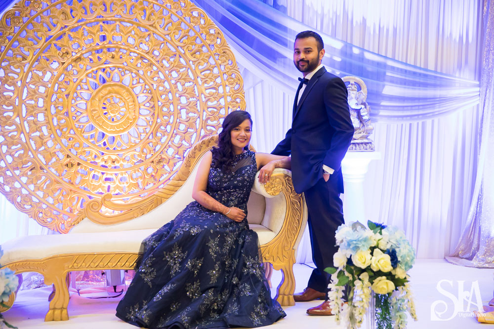 Aarshati & Jay || Elegant Reception Photoshoot at Doubletree Pittsburg