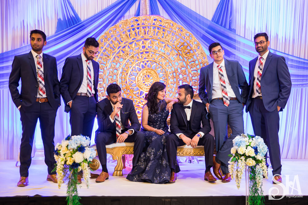 Aarshati & Jay || Elegant Reception Photoshoot at Doubletree Pittsburg