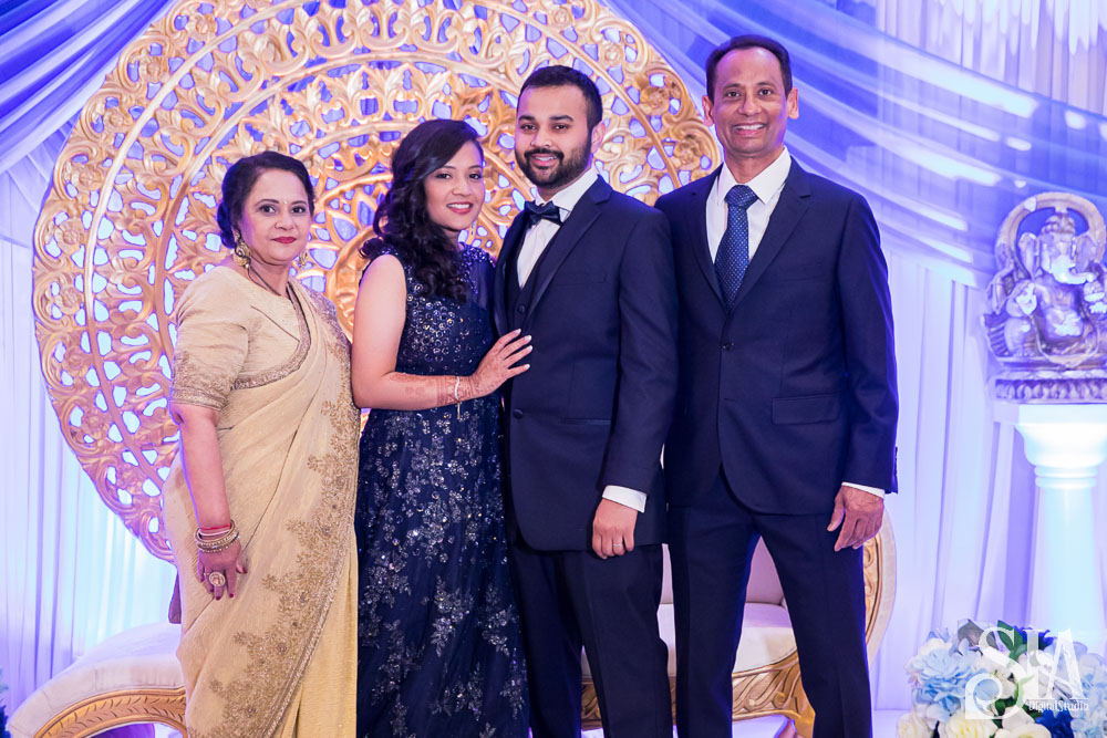 Aarshati & Jay || Elegant Reception Photoshoot at Doubletree Pittsburg