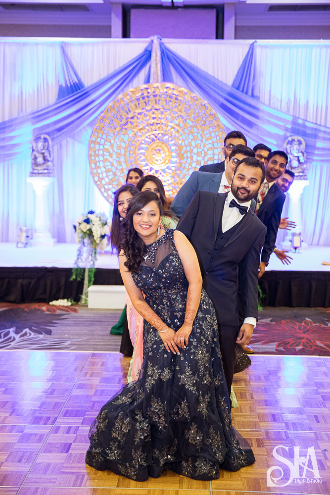 Aarshati & Jay || Elegant Reception Photoshoot at Doubletree Pittsburg
