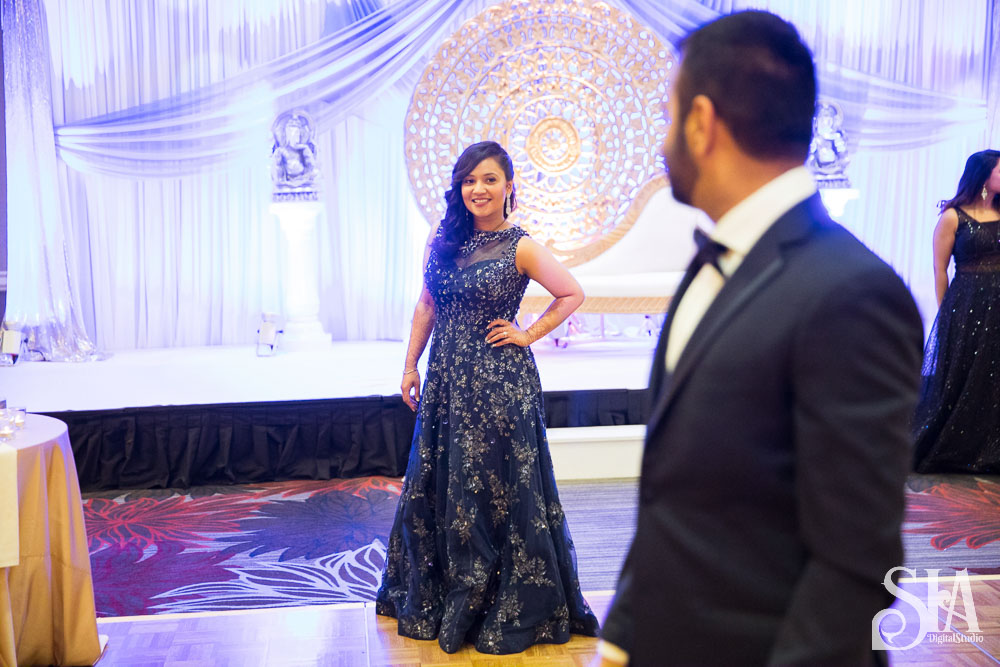 Aarshati & Jay || Elegant Reception Photoshoot at Doubletree Pittsburg