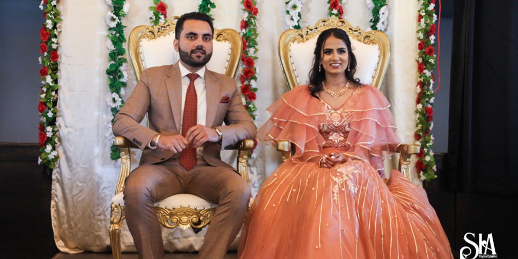 NAVNEET & ANGAD | PUNJABI COUPLE’s RING CEREMONY IN OHIO, USA