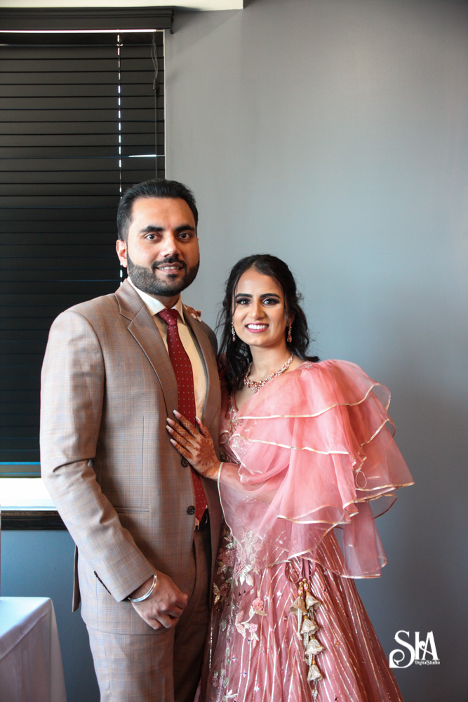 NAVNEET & ANGAD | PUNJABI COUPLE’s RING CEREMONY IN OHIO, USA