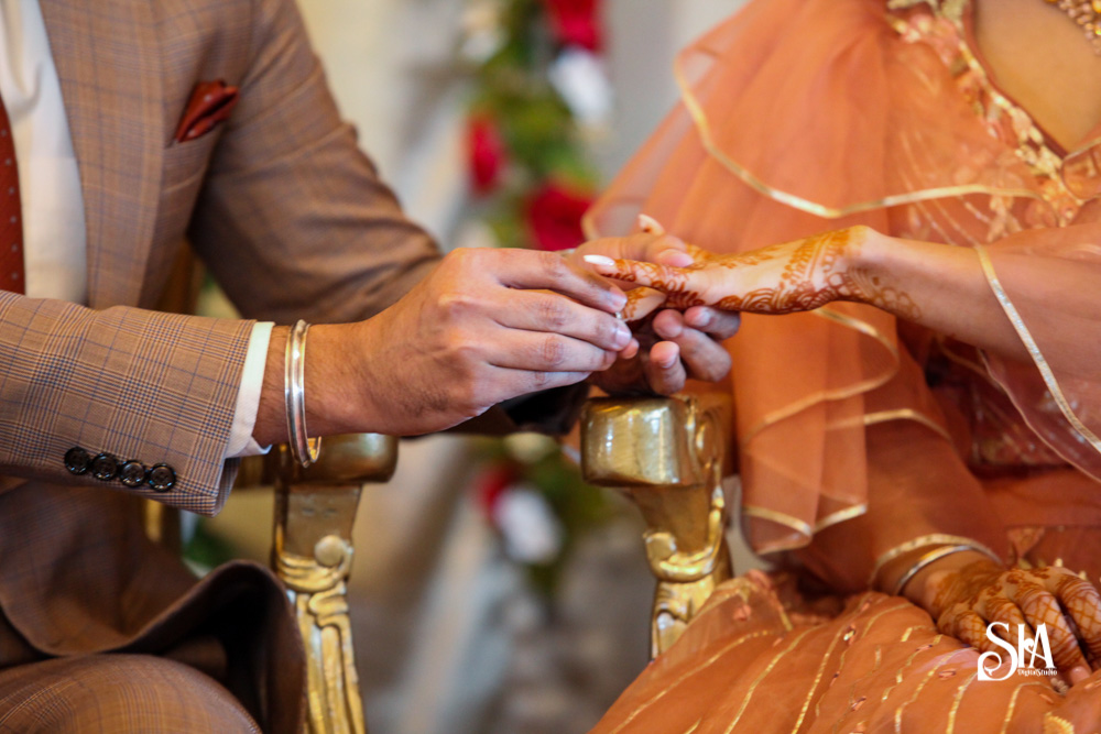 NAVNEET & ANGAD | PUNJABI COUPLE’s RING CEREMONY IN OHIO, USA