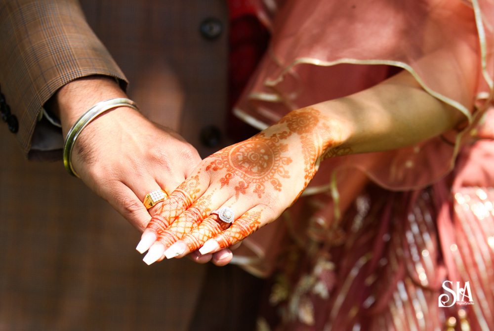 NAVNEET & ANGAD | PUNJABI COUPLE’s RING CEREMONY IN OHIO, USA